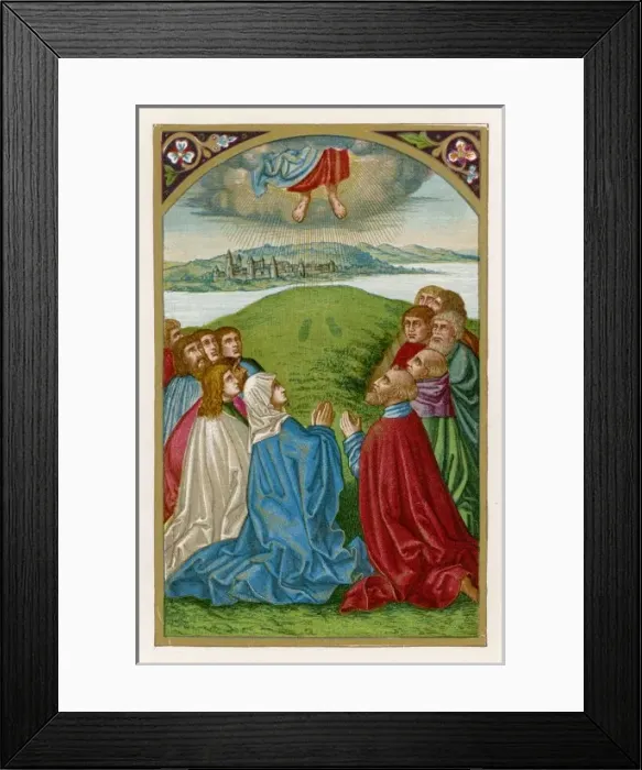 Framed Print : Jesus Ascends Framed Print : Jesus Ascends