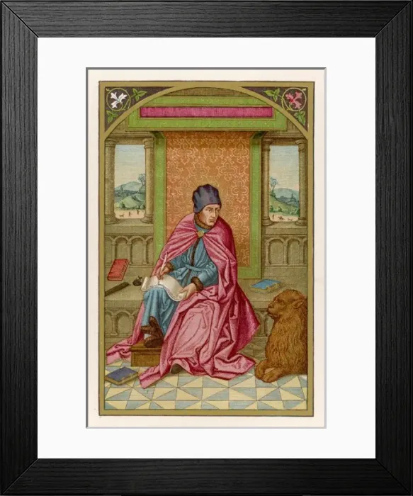 Framed Print : St Mark / Evangelist / Minia Framed Print : St Mark / Evangelist / Minia