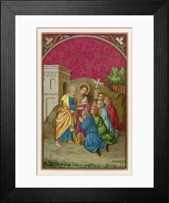 Framed Print : Apostles Peter & John Framed Print : Apostles Peter & John