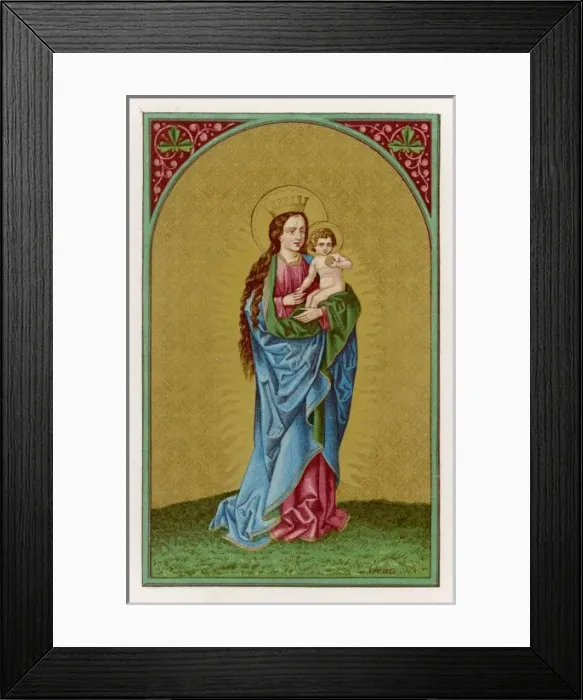 Framed Print : Mary and her Baby Framed Print : Mary and her Baby