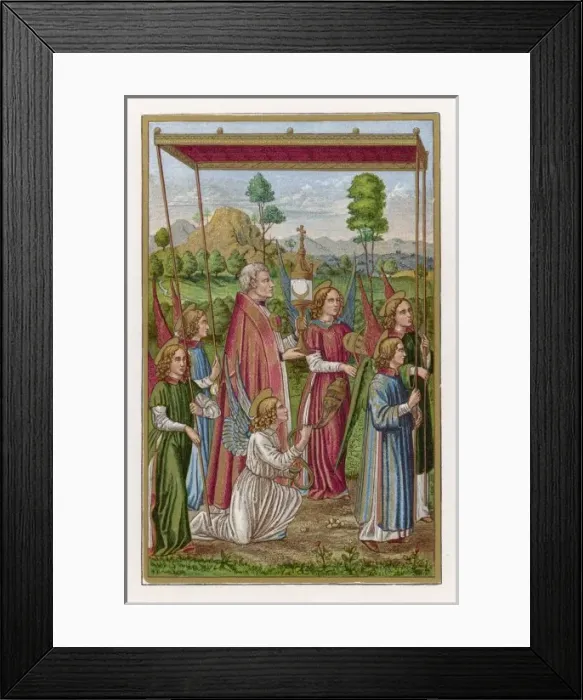 Framed Print : Procession of Sacrament Framed Print : Procession of Sacrament
