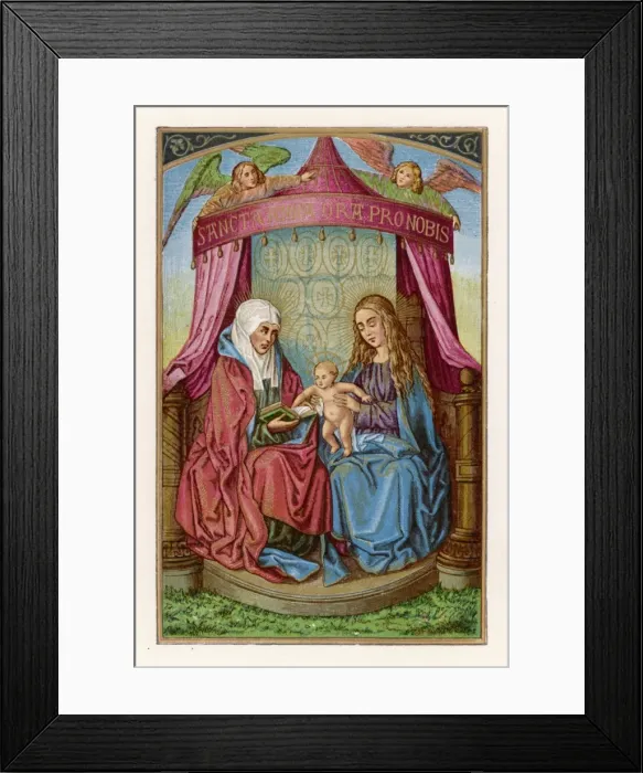 Framed Print : Jesus, Mother, Granny Framed Print : Jesus, Mother, Granny