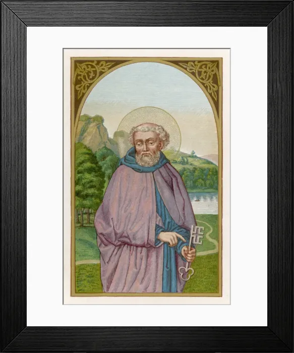 Framed Print : Saint Peter with Key Framed Print : Saint Peter with Key