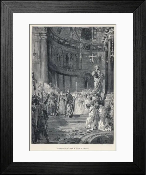 Framed Print : Otto Coronation / 962 Framed Print : Otto Coronation / 962