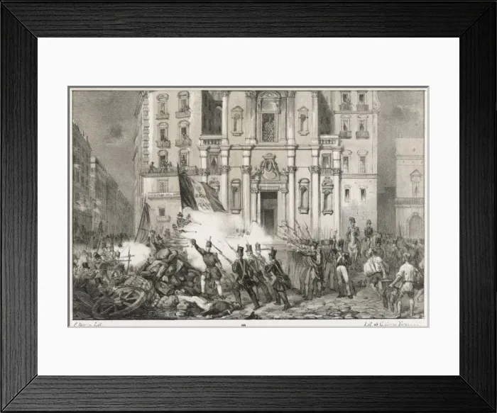 Framed Print : 1848 / Massacre / Castelnuov Framed Print : 1848 / Massacre / Castelnuov