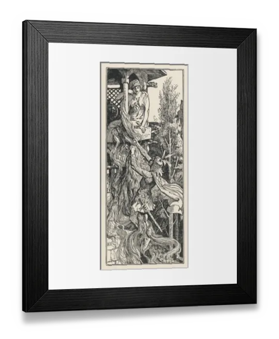 Framed Print : Fairy Tales / Rapunzel Framed Print : Fairy Tales / Rapunzel