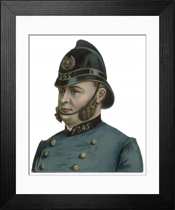 Framed Print : Policemans Head Framed Print : Policemans Head