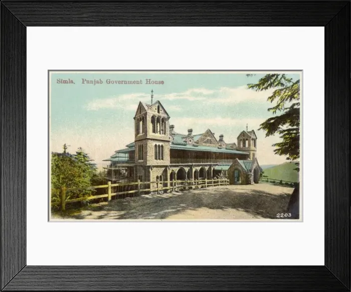 Framed Print : India / Simla Govt House Framed Print : India / Simla Govt House