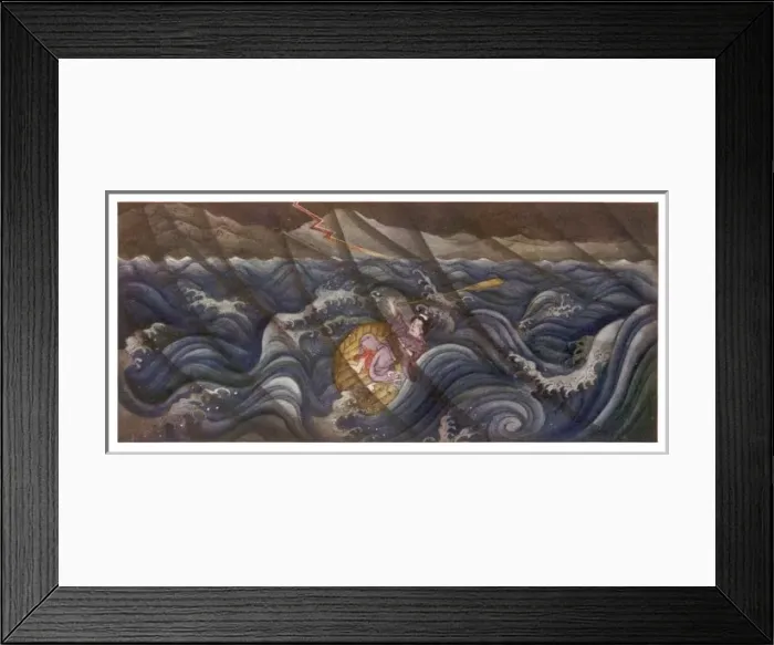 Framed Print : Tani San in Washing Tub Framed Print : Tani San in Washing Tub