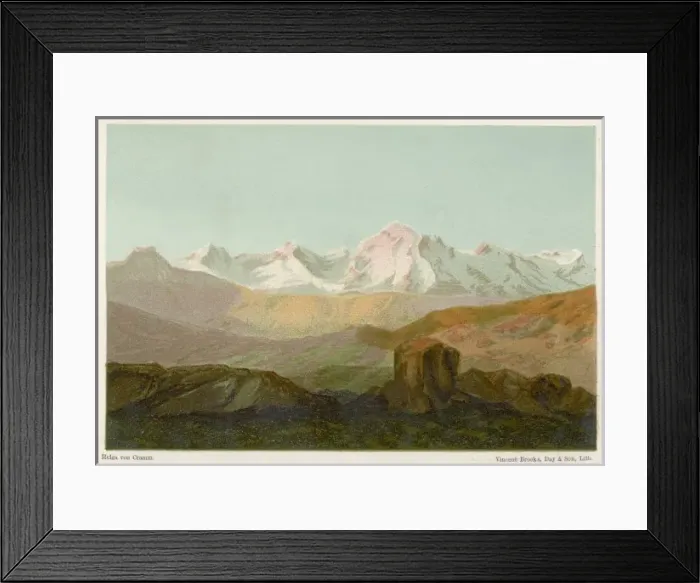 Framed Print : Italy / Alps / Monte Rosa Framed Print : Italy / Alps / Monte Rosa