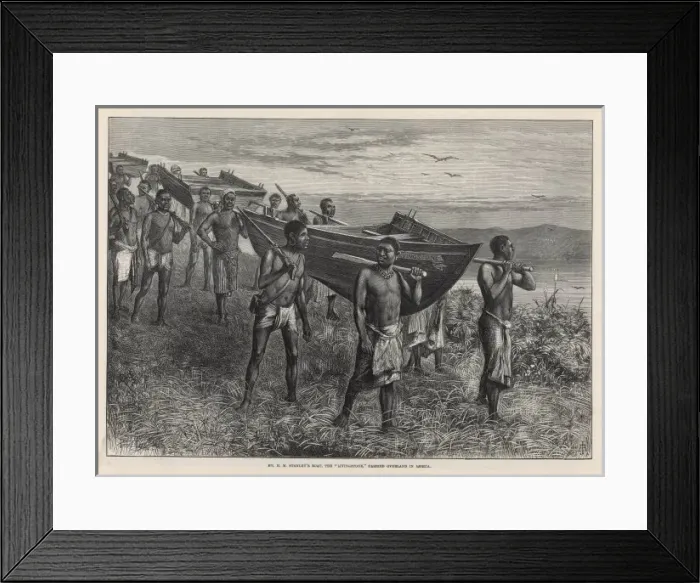Framed Print : Stanley / Zaire Expedition Framed Print : Stanley / Zaire Expedition