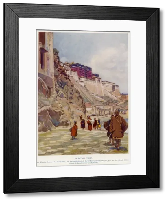 Framed Print : China / Tibet / Potala C1910 Framed Print : China / Tibet / Potala C1910