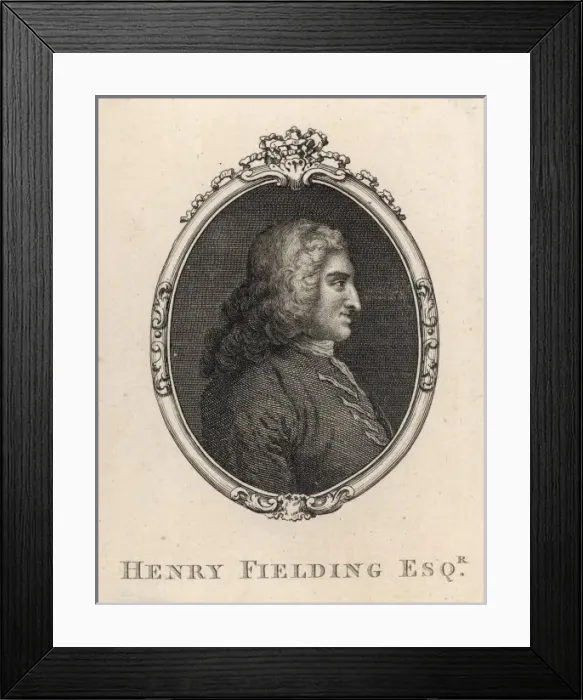 Framed Print : Fielding / Anon Oval Eng Framed Print : Fielding / Anon Oval Eng