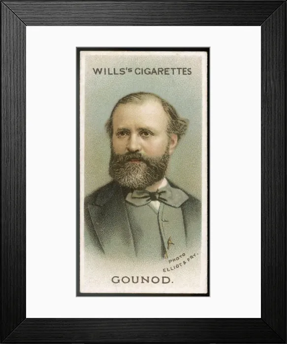 Framed Print : Gounod / Wills Cig Card Framed Print : Gounod / Wills Cig Card