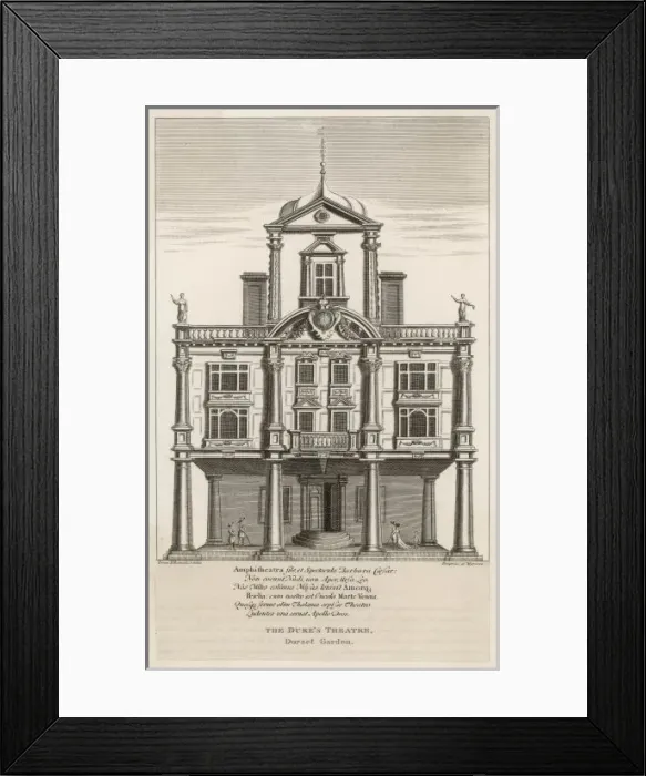 Framed Print : DULKEs DORSET GARDENS Framed Print : DULKEs DORSET GARDENS