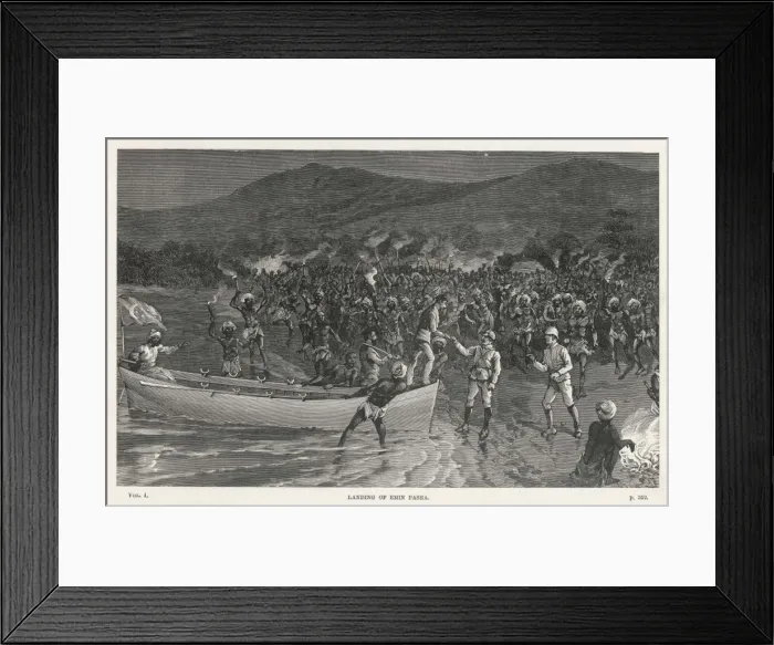 Framed Print : Stanley / Emin Pasha Lands Framed Print : Stanley / Emin Pasha Lands