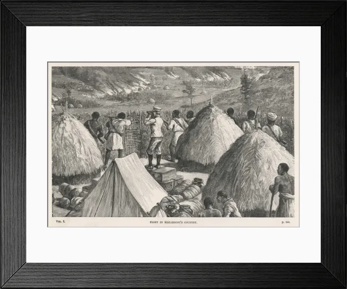 Framed Print : Stanley / Tribal Fight Framed Print : Stanley / Tribal Fight