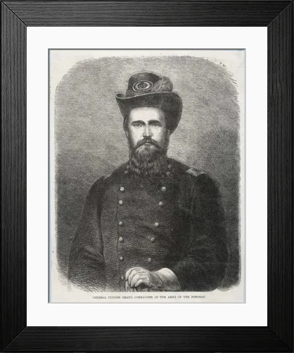 Framed Print : Ulyssess Grant / 1864 Framed Print : Ulyssess Grant / 1864