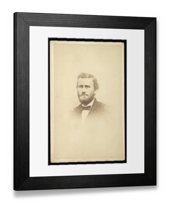 Framed Print : Ulyssess Grant / Sepia Framed Print : Ulyssess Grant / Sepia