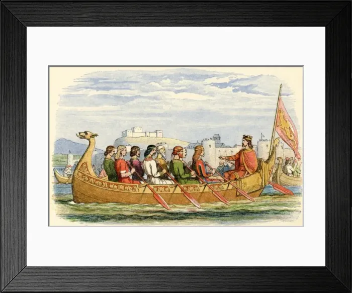 Framed Print : Edgar Rowed on Dee Framed Print : Edgar Rowed on Dee