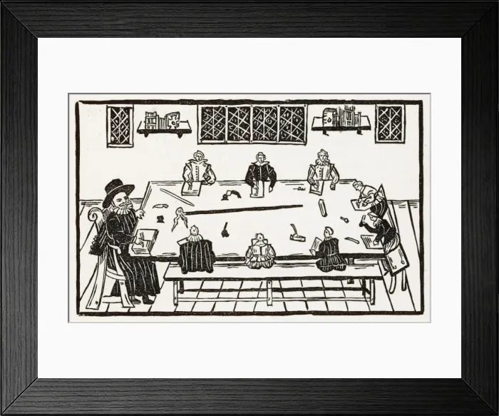 Framed Print : C17 Schoolroom Framed Print : C17 Schoolroom