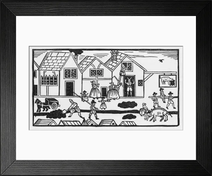 Framed Print : C17 Street Scene Framed Print : C17 Street Scene