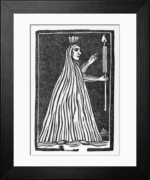 Framed Print : Traditional Ghost Framed Print : Traditional Ghost
