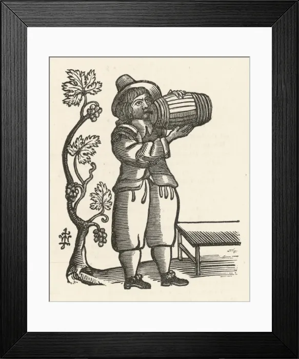 Framed Print : Drinking from a Barrel Framed Print : Drinking from a Barrel