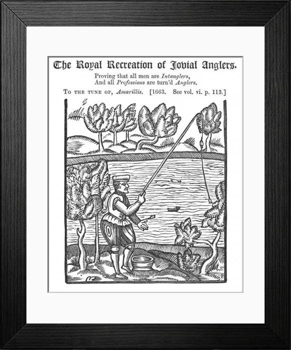 Framed Print : Angler on Riverbank Framed Print : Angler on Riverbank