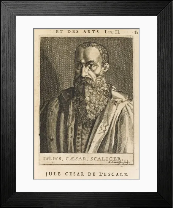 Framed Print : Giulio Cesare Scaliger Framed Print : Giulio Cesare Scaliger