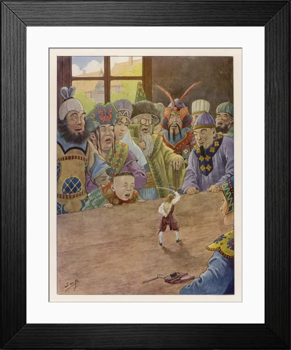 Framed Print : Gulliver / Brobdingnag Framed Print : Gulliver / Brobdingnag