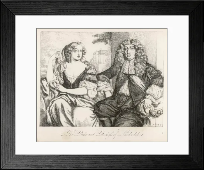 Framed Print : Lauderdale and Wife Framed Print : Lauderdale and Wife