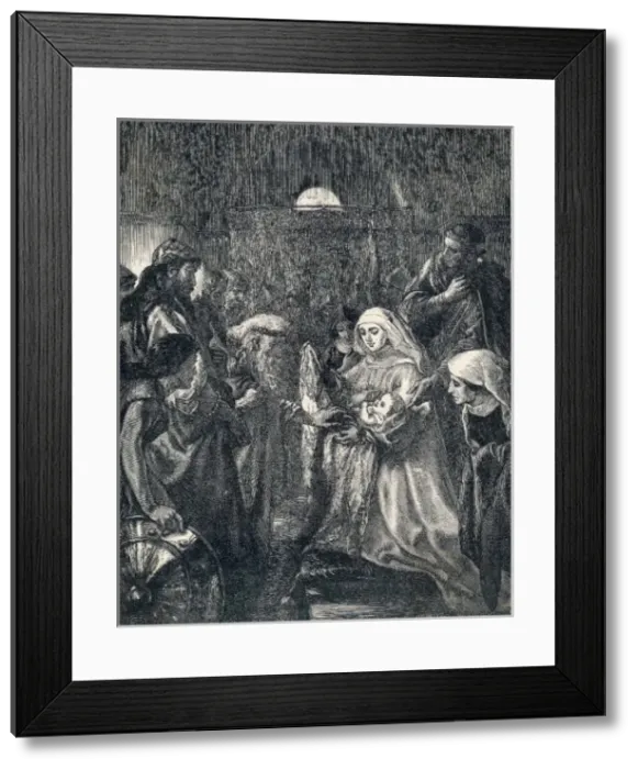 Framed Print : Edward Ii / & Welsh Framed Print : Edward Ii / & Welsh