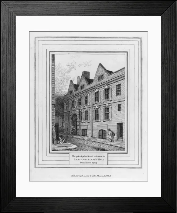 Framed Print : Leathersellers Hall Framed Print : Leathersellers Hall