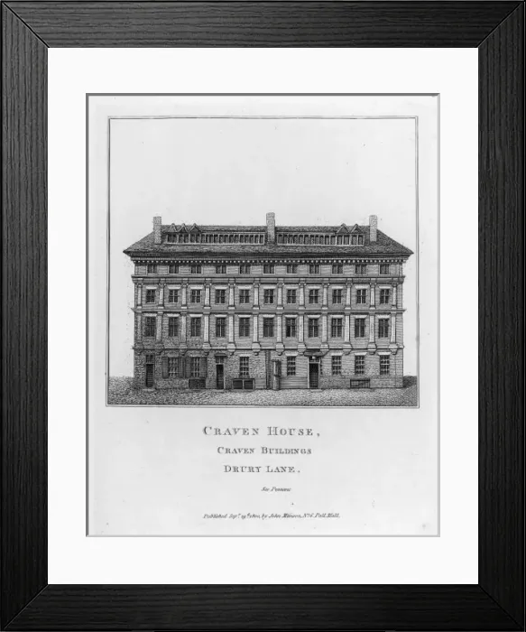 Framed Print : London / Craven House Framed Print : London / Craven House