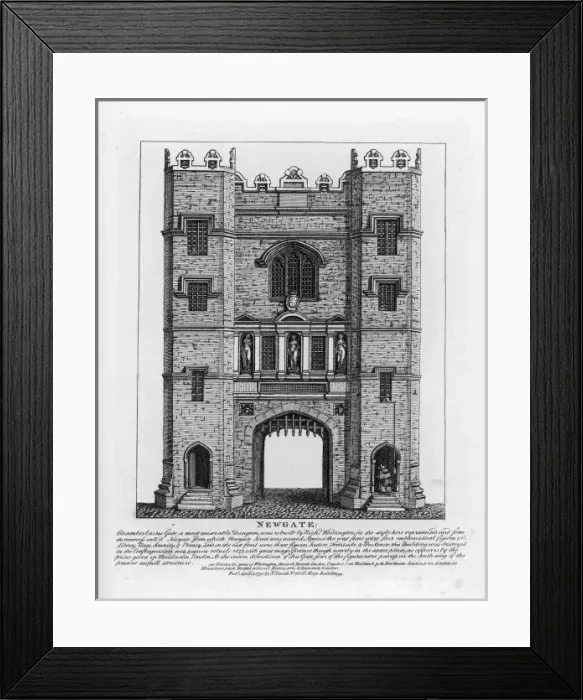 Framed Print : Newgate / London Wall Framed Print : Newgate / London Wall