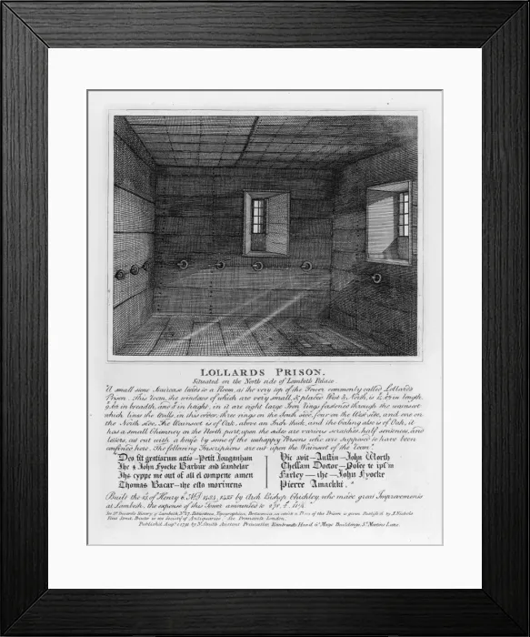 Framed Print : Lollards Prison