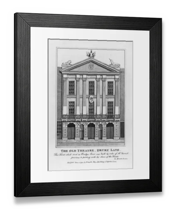 Framed Print : Old Drury Lane Theatre Framed Print : Old Drury Lane Theatre