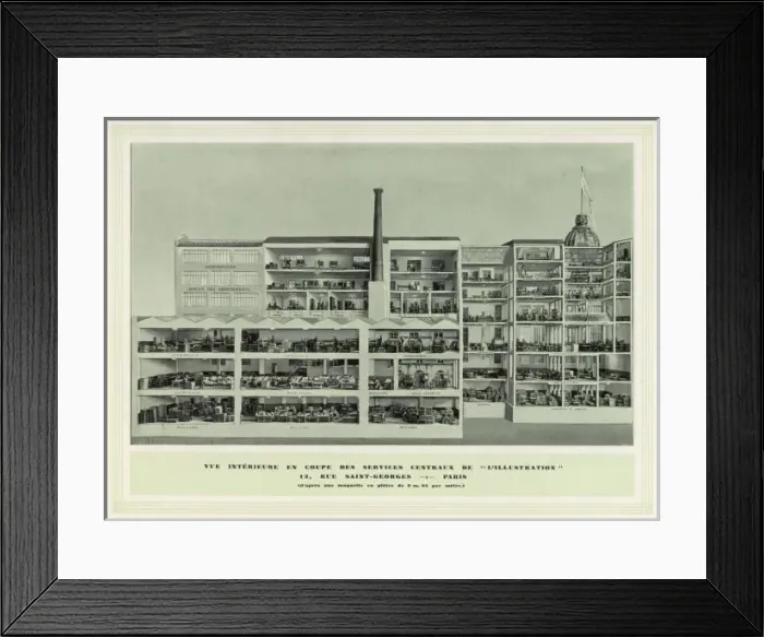 Framed Print : Printing L illustration Framed Print : Printing L illustration