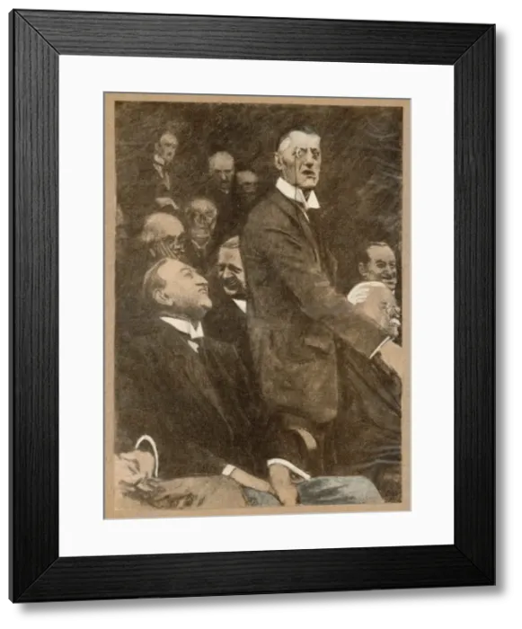 Framed Print : A Chamberlain Speaking Framed Print : A Chamberlain Speaking