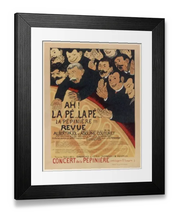 Framed Print : Audience, Vallotton Framed Print : Audience, Vallotton