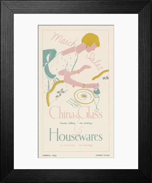 Framed Print : American Tableware Framed Print : American Tableware