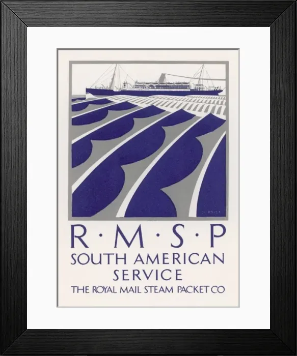 Framed Print : Steamer Poster Framed Print : Steamer Poster