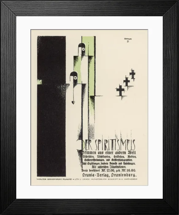 Framed Print : German Spiritualist Book Framed Print : German Spiritualist Book