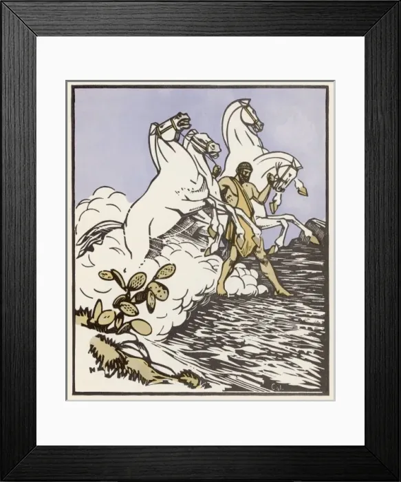 Framed Print : Herakles and the Mares Framed Print : Herakles and the Mares