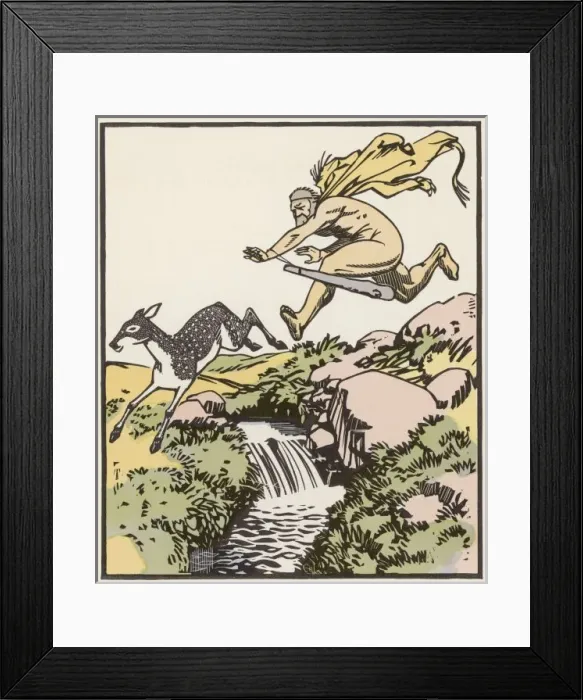 Framed Print : Herakles and the Hind Framed Print : Herakles and the Hind