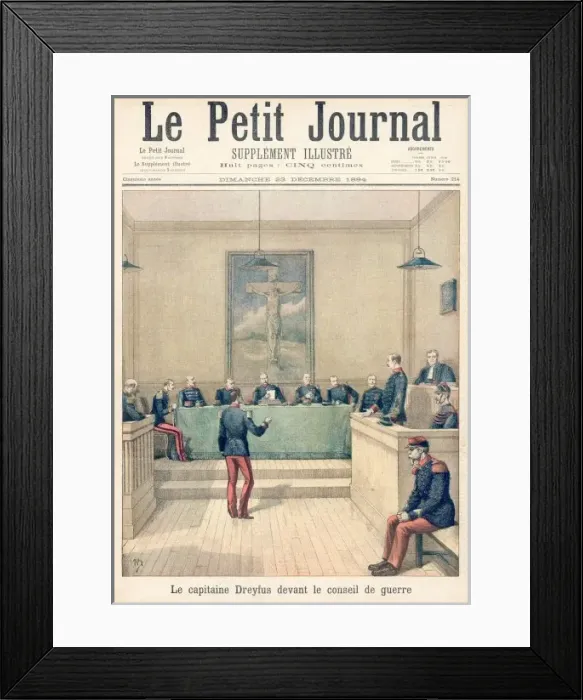 Framed Print : Court Martial of Dreyfus Framed Print : Court Martial of Dreyfus
