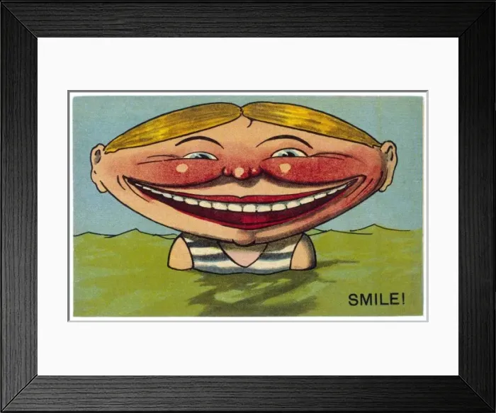 Framed Print : SMILE Framed Print : SMILE