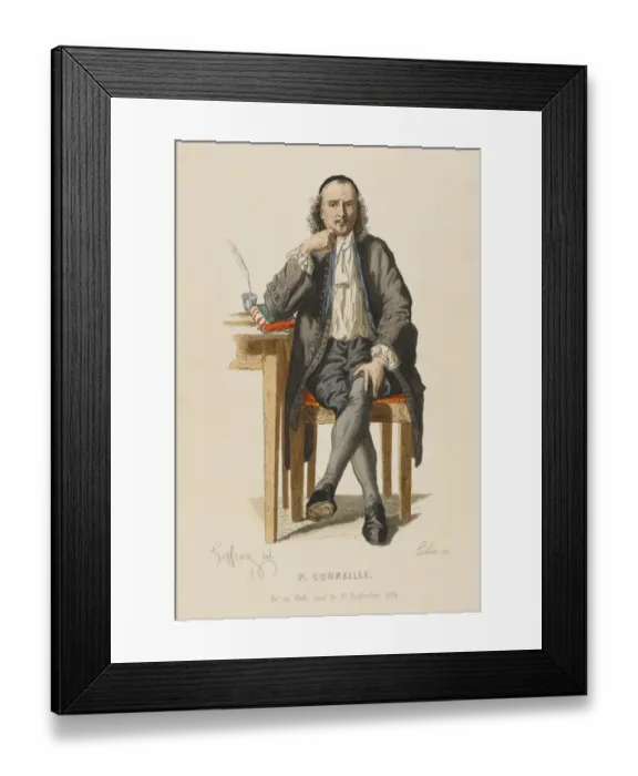 Framed Print : P Corneille (Geffroy) Framed Print : P Corneille (Geffroy)