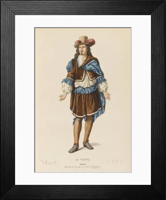 Framed Print : Corneille / LA Veuve Framed Print : Corneille / LA Veuve